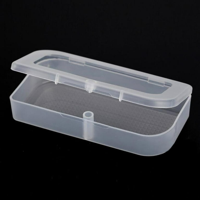 lyfLux 50 Packs Small Clear Plastic Storage Containers, Mixed Empty Mini,  Case with Lids for Small Items and Other Craft Projects (1.37 x 1.37 x 0.7