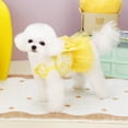 thumbnail image 5 of Dog Dress with Leash Ring, Princess Skirt Bow Pet Dress for Small Dog Puppy Cat, 5 of 6