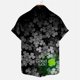 thumbnail image 3 of Camisa con estampado 3D completo del Día de San Patricio para hombre, camisas de playa con botones y sombrero verde, camisas casuales de manga corta para hombre, ropa, 3 of 5