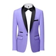 thumbnail image 4 of Traje de fiesta de esmoquin Formal ajustado Terno Masculino ajustado para hombre/chaqueta de Blazers de boda para novio, abrigo de vestir de talla asiática, 4 of 5