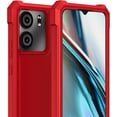 thumbnail image 2 of SPY CASE for BLU View 5 5G B160V Case with Screen Protector,BLU View 5 Phone Case Front Back Full Body Protective Soft TPU Military Grade Shockproof Cover - Red, 2 of 5