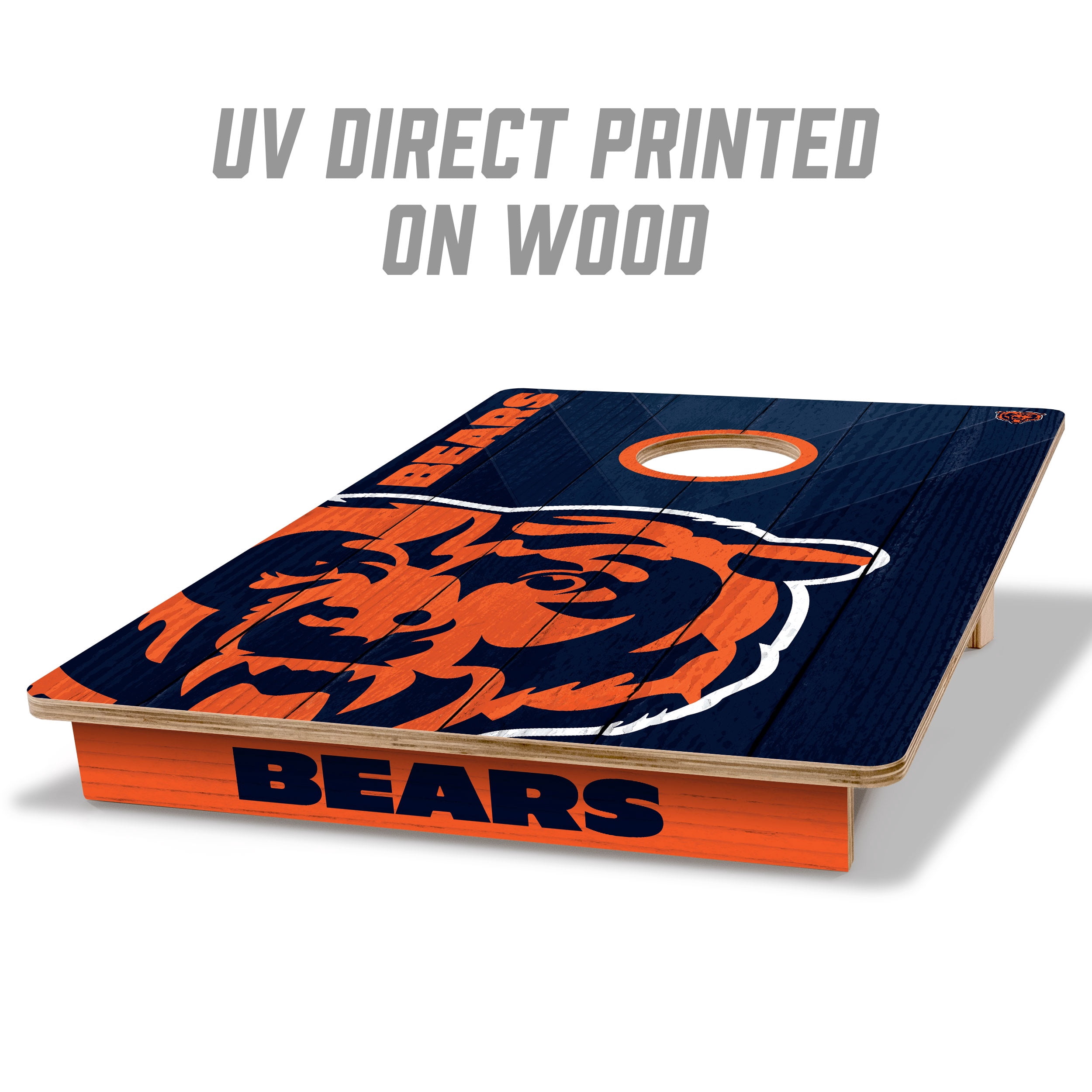 YouTheFan NFL Chicago Bears 2' x 3' Cornhole Game No Bags