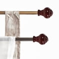thumbnail image 4 of 3 unids Roman Rod Fin Chic Cortina Cortina Accesorio Elegante Cortina Rod Cabeza, 4 of 7