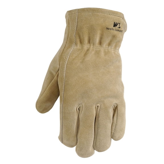 Wells Lamont XL Suede Cowhide Brown Gloves - Case Of: 1; Each Pack Qty: 1