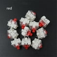 thumbnail image 3 of 100pcs Switch Replacement , Mechanical Keyboard Black Blue Brown Red Key Switch For CIY Sockets SMD 3pin Thin Pins Compatible with MX Switch, 3 of 10