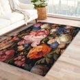 thumbnail image 1 of Floral Rugs 5x6, Wild Flowers Carpet for Bedroom Rug, Colorful Flowers Area Rug for Living Room, Super Soft Low Pile Machine Washable Non Slip Stain Resistant Rug, 1 of 7