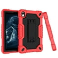 thumbnail image 6 of FIEWESEY Case for Onn 8 inch Gen 4 Tablet Case (2024 Model) 100135923 Slim Heavy Duty Built in Stand Hard Back Shell Protective Case with Shoulder Strap for Onn 8 inch Gen 4 Tablet (Red/Black), 6 of 7