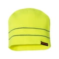 thumbnail image 4 of 2 Pack Kishigo Beanie - 100% Polyester Knit Cap | Color- lime, One Size, 4 of 4