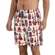 thumbnail image 2 of Balery Rocket Pattern Traje de Baño Estilo Hawaiano para Hombre, Shorts de Secado Rápido con Bolsillos-X-Large, 2 of 6