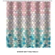 thumbnail image 2 of Cortina de ducha Naiovety escamas de sirena impermeable poliéster Juegos de accesorios de baño 150x180cm, 2 of 6