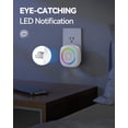 thumbnail image 2 of TECKNET Plug in Wireless Doorbell with RGB Lighting & 1300 Feet Range,IP66 Waterproof Door Bell for Home/Classroom,60 Chimes,5-Level Volume,4.5-Year Battery Life(White),FCC ID:YI6RL-33TX, 2 of 7