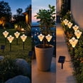 thumbnail image 3 of HWRETIE Solar Powered Halloween Ghost Floor Lamp Outdoor Led Garden Yard Pathway Decorative Spooky Holiday Light Ornament, 3 of 7