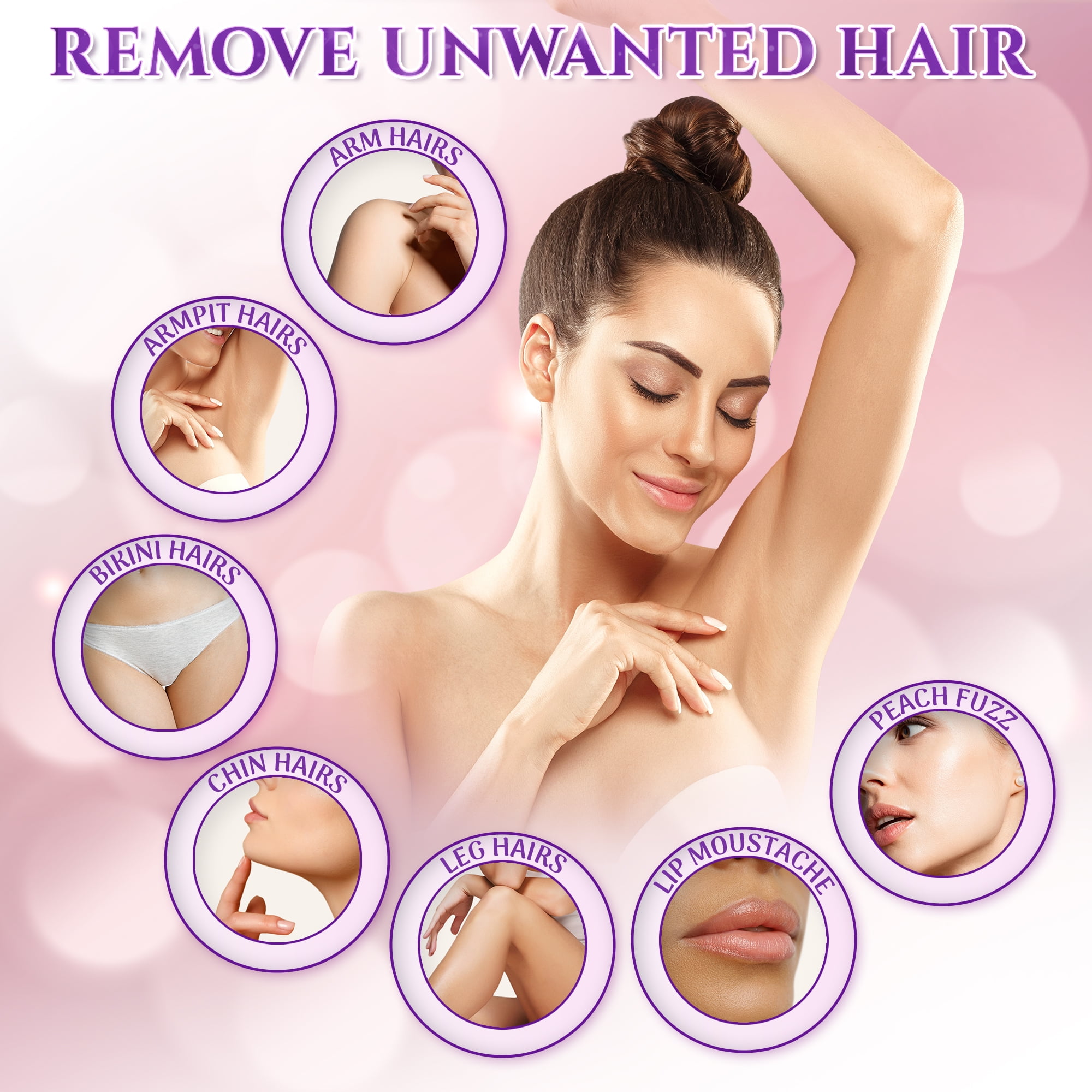 Nysa-9 Electric Painless Hair Removal Device for Women