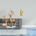 thumbnail image 2 of Estatua de escultura de ciervo,Estatua de ciervo,adorno de mesa,decoración del hogar,Colecciones de decoración de figuras de pareja de renos enamorados,Escultura de pollo,Escultura de, 2 of 8