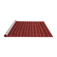 thumbnail image 2 of Ahgly Company Machine Washable Indoor Square Abstract Red Modern Area Rugs, 5' Square, 2 of 4
