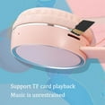 thumbnail image 4 of Kids Headphones for School Toddler Wired with Microphone Plug in Bulk Boys Headset Girls 3+ Year Old Blue Green shareport Phones Teen Volume Control Airplane Two People Childrens Babies,Pink, 4 of 6