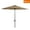 Beige, variant on Ulax Furniture 9 Ft Outdoor Sunbrella Market Umbrella with Aluminum Pole, Tilt Button and Crank Lift, Heather Beige (Base Not Included)