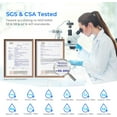thumbnail image 5 of Restored Waterdrop G3P800 Reverse Osmosis System, 800 GPD Fast Flow, NSF/ANSI 42 & 53 & 58 & 372 Certified, 3:1 Pure to Drain, Tankless Under Sink RO Water Filter System,Extra 4 filters (Refurbished), 5 of 10