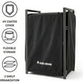 thumbnail image 2 of Solo Stove Station Adjustable UVC Coated Cover Aluminum Firewood Rack Black, 2 of 6