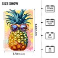 thumbnail image 3 of Spiral Notebooks Pineapple with Glasses 60 Sheets 120 Pages A5 Journal Notepad 8.3x5.7 Inch Thick Adjustable College Ruled Paper, 3 of 8