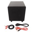 thumbnail image 1 of Altavoz subwoofer activo inteligente potente de 10 pulgadas para uso en interiores y exteriores 300 W PMPO 100-240 V negro, 1 of 8