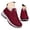 Red, variant on Pandaie Womens Orthopedic Winter Boots Slip on Arch Support Comfortable Shoes Non Slip Waterproof Warm Fuzzy Ankle Booties Lightweight Outdoor Walking Shoes Black 6.5