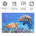 thumbnail image 2 of Diamond Dotz at Home Sea Frolic Diamond Painting Kits for Adults - Diamond Art Kits a Relaxing Creative Craft Kit with Dotz Gems 11.8x7.9, 2 of 4