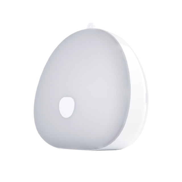 Lámpara de noche blanca para niños, recargable por USB-C, LED, pequeña, con control táctil RGB y ajuste de intensidad.