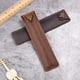thumbnail image 3 of Estuche de cuero genuino para lápices, personalizado, vintage, hecho a mano, de cuero de Caballo Loco, capa superior de piel de vaca, estuche para bolígrafo, estuche protector creativo, 3 of 6