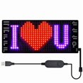 thumbnail image 3 of Programmable Car LED Sign LED Full-color Advertising Screen Ultra-thin Display Screen Custom Text Pattern Animation Display Car, 3 of 4