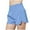 Blue, variant on gbyLJF Womens Workout Shorts Solid Quick-Dry High Waist Athletic Shorts Lightweight Side Split Gym Tennis Shorts White L