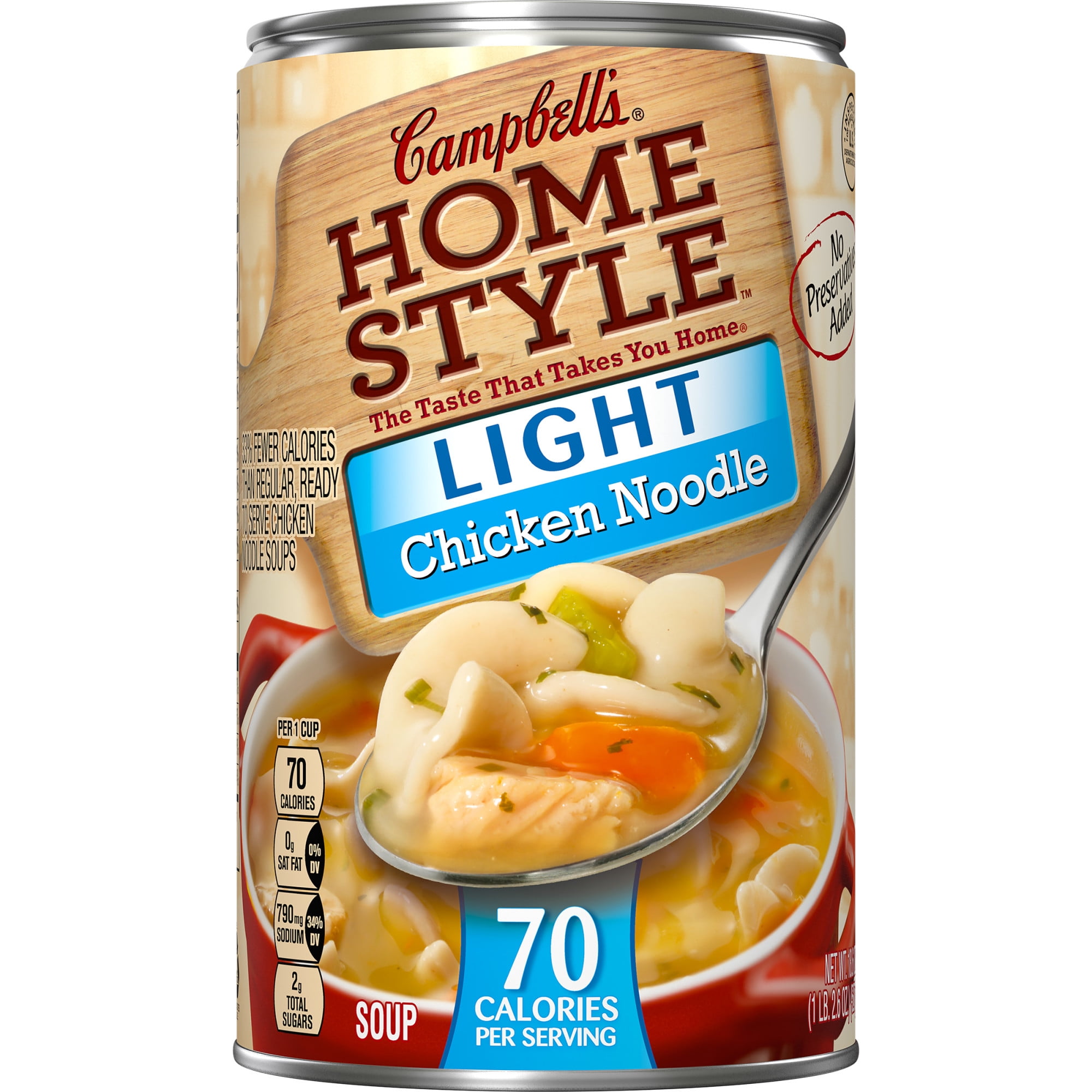 Campbell's Homestyle Light Chicken Noodle Soup, 18.6 oz.