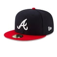thumbnail image 1 of GORRA NEW ERA 59FIFTY 7 ATLANTA BRAVES AUTHENTIC COLLECTION 70361069, 1 of 3