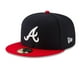 thumbnail image 1 of GORRA NEW ERA 59FIFTY 7 ATLANTA BRAVES AUTHENTIC COLLECTION 70361069, 1 of 3