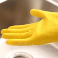 thumbnail image 2 of 2-Pack Household Dish-Washing Washing Clothes Rubber Gloves Latex Waterproof Housework Gloves, 2 of 8