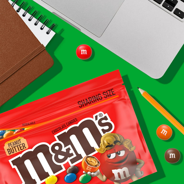 M&M's Caramel Milk Chocolate Candy, Sharing Size - 9.6 oz Bag 