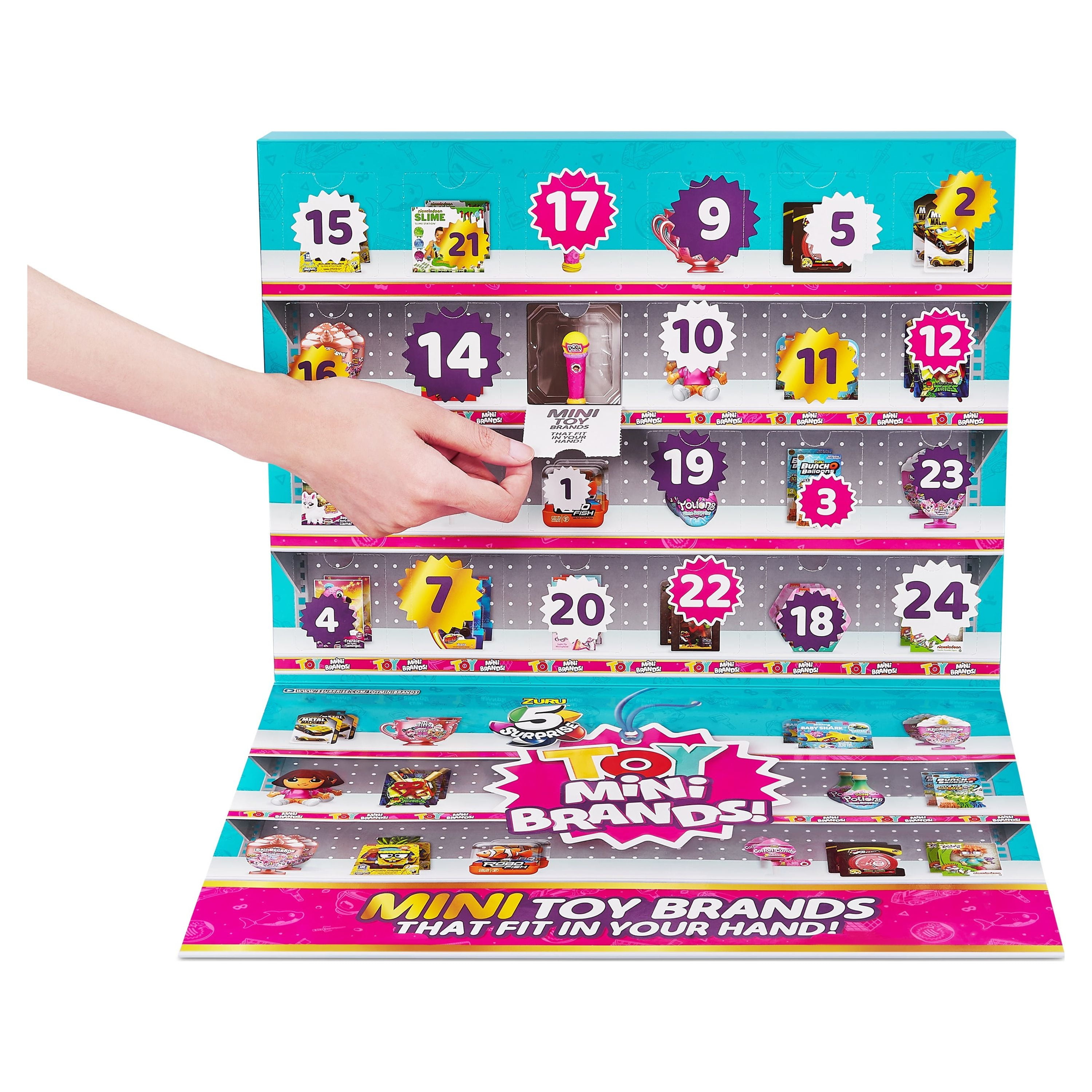 Mini Brands Advent Calendar 2023 by ZURU Mini Brands Limited Edition Advent  Calendar with 4 Exclusive Minis, Mystery Collectibles Toys Comes with 24  Minis(Multi color) : Mini Brands: Home & Kitchen 