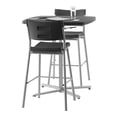 thumbnail image 2 of NPS Cafe Time Series Adjustable-Height Metal Table in Charcoal Slate/Silver, 2 of 6