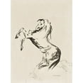 thumbnail image 2 of Redon, Odilon 15x18 White Modern Wood Framed Museum Art Print Titled - Jumping Horse on Clouds (Pegasus), 2 of 4