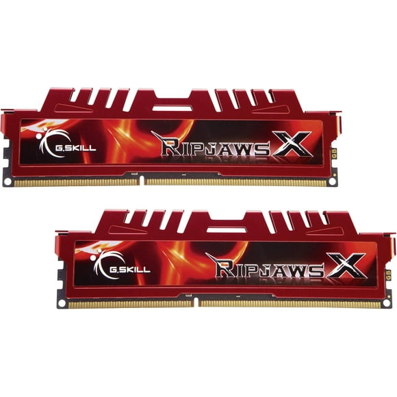 G.SKILL RipjawsX Series (intel xmp) ddr3 ram 16 Go (2x8GB) 1600MT/s CL10-10-10-30 1.50V Mémoire d'Ordinateur de Bureau UDIMM (F3-12800CL10D-16GBXL)