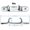 thumbnail image 4 of 316 Stainless Steel Boat Rope Guide Line Cleat Straight Fairlead Bow Chock Yacht, 4 of 8