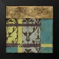 thumbnail image 2 of Goldberger, Jennifer 20x20 Black Modern Framed Museum Art Print Titled - Jeweled Transom III, 2 of 5