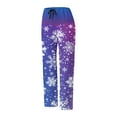 thumbnail image 6 of Edvintorg Wide Leg Yoga Pants for Women Fashion Christmas Printed Straight Loose Casual Trousers with Darwstring High Waisted Gym Pants Women Purple S, 6 of 6