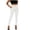 White, variant on Womens Jeggings Pants High Elastic Waist Casual Stretch Pant Fashion Business Officewear Trousers with Pockets Coffee,S