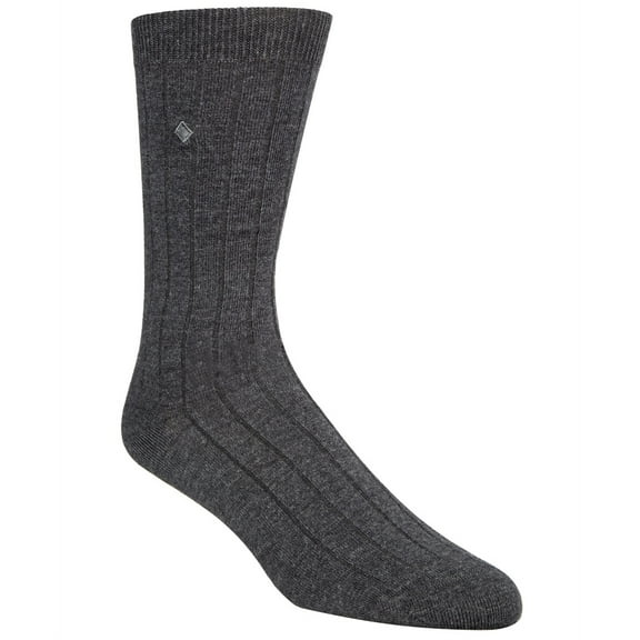 Cole Haan Mens Ribbed Midweight Socks graphitehthr 10-13