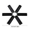 thumbnail image 3 of Foldable Heat Resistant Pot Mat, Insulating Table Protector for Hot Pots and Pans, Non-Slip Trivet for Kitchen Countertop, Dishwasher Safe Casserole Pad, Durable Plastic Cookware Holder for Stove Top, 3 of 8