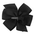 thumbnail image 5 of Unique Bargains 1 Pc Hair Clip Halloween Double Bow Pumpkin Hair Clips for Women Black, 5 of 5