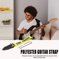 thumbnail image 4 of Guitar Strap Belt for Acoustic Electric Guitar Instrument Parts (Yellow), 4 of 15