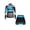 Bleu Clair, variante sur Rswnyirn Uniforme de Cheerleading pour Filles Enfants, Ensemble 2 Pcs, Haut Court à Empiècements de Couleur Brillante avec Jupe, Rouge 10