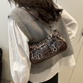 thumbnail image 5 of SPEKSEE Women Y2K Buckle Underarm Shoulder Bag, Vintage PU Leather Baguette Handbag, Versatile Crossbody Hobo Bag for Daily Streetwear Commuting, 5 of 8